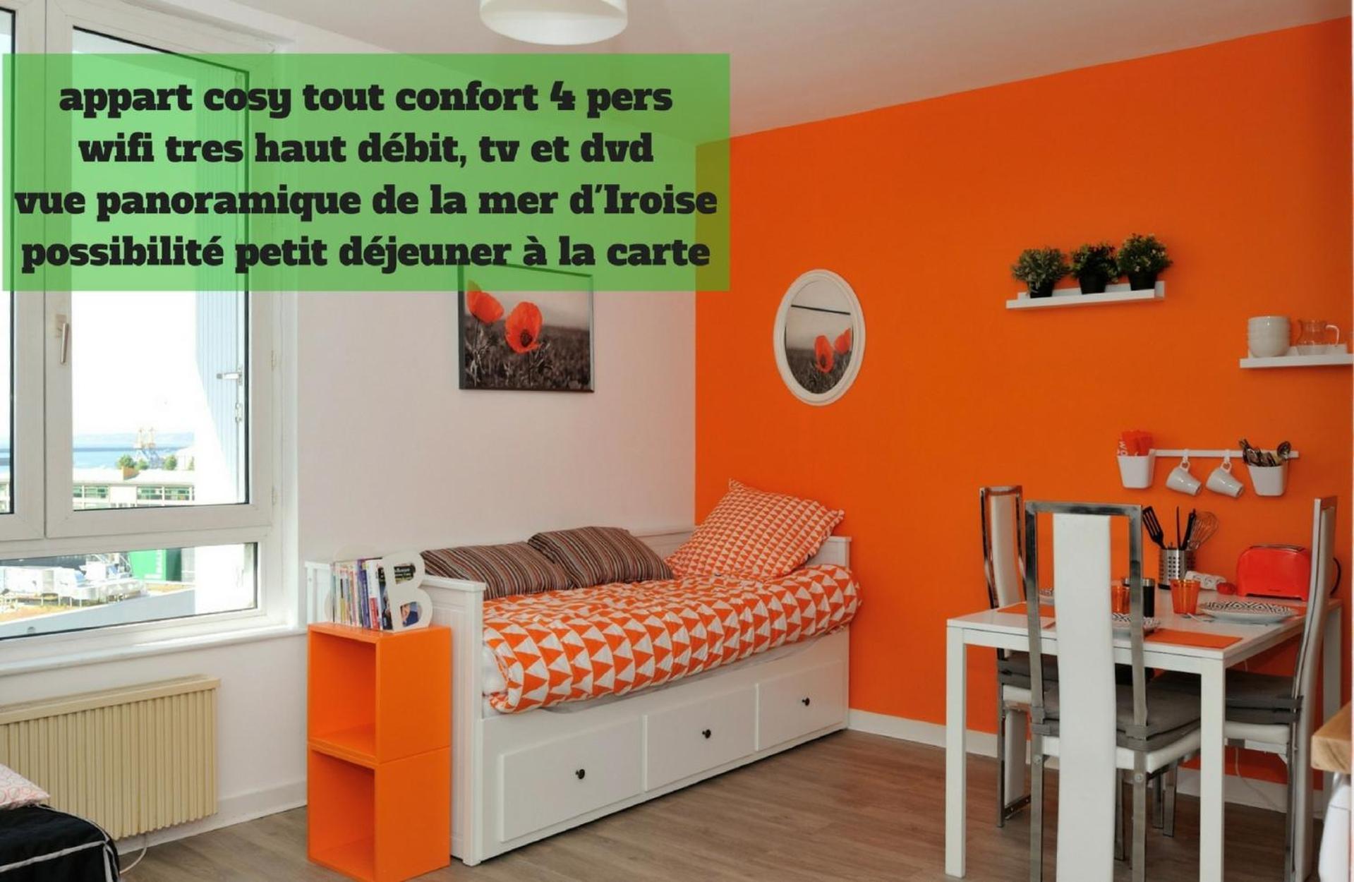 Appart Cosy Брест Стая снимка
